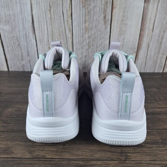 Skechers D' Lux Fitness Fresh Feel Women's Sz 9 Athletic Shoes Lavender Mint - Picture 4 of 9